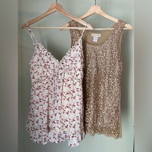 Bundle of 2 Size Large (L) Women’s Tank Tops
